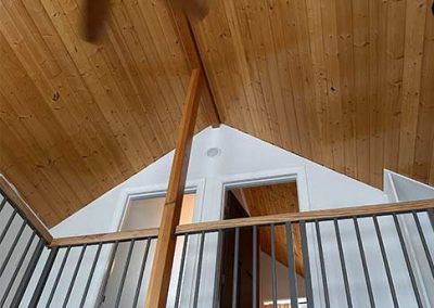 image of the woodwork on the ceiling