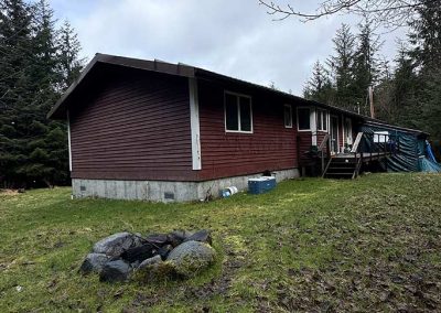 image of the back of the house