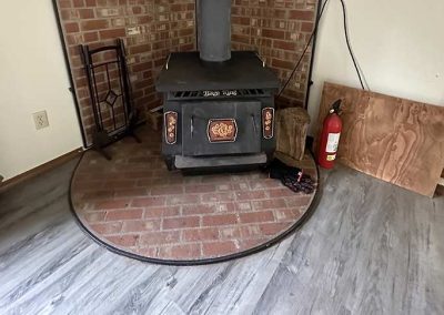 image of the wood stove
