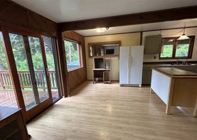 image of the dining area and kitchen