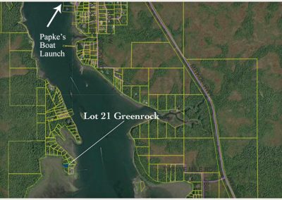 image of plot map aerial view