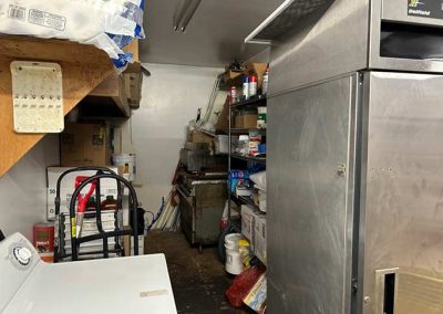 image of the back storage area