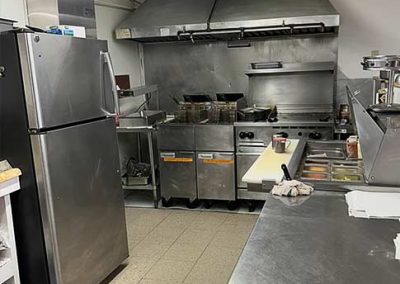 image of the food prep area