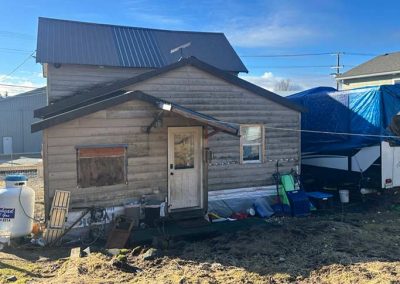 image of the back of the house