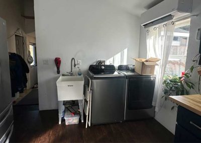image of the laundry area