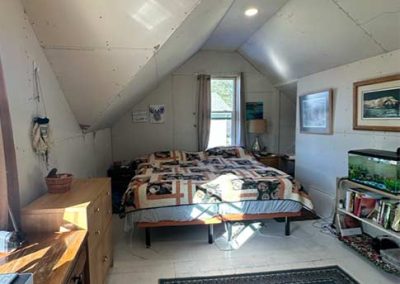 image of the upstairs bedroom