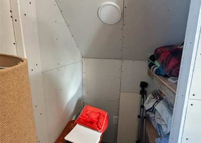 image of the upstairs closet