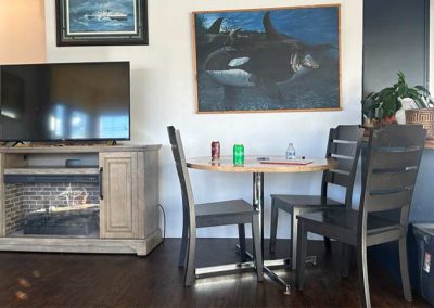 image of the dining area