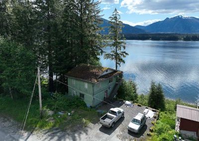 image of aerial view of house