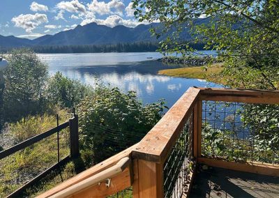 image of the view from the deck