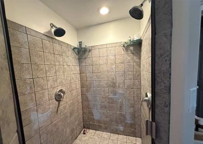 image of the master bedroom shower