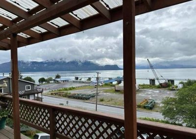 image of view from the balcony