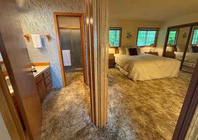 image of the master bedroom and bath