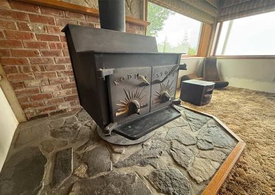 image of the wood stove
