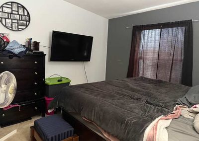 image of the master bedroom