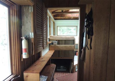 image of hallway near dining table