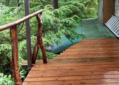 image of the deck and railing
