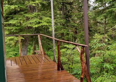 image of the deck and railing