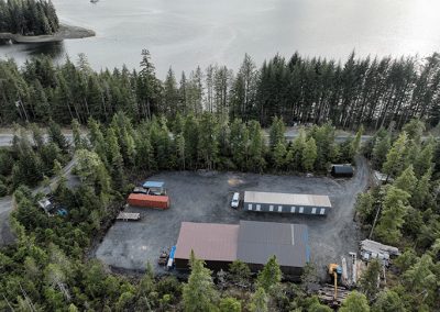 aerial view of the property