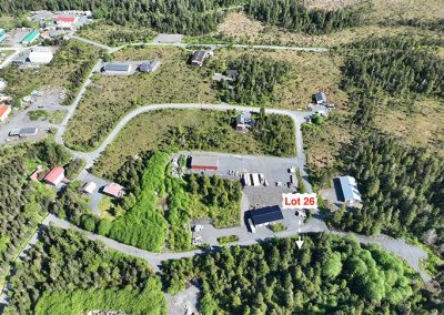 image of aerial view of the lot