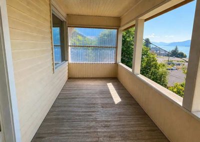 image of exterior porch