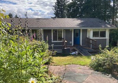 image of back yard and porch