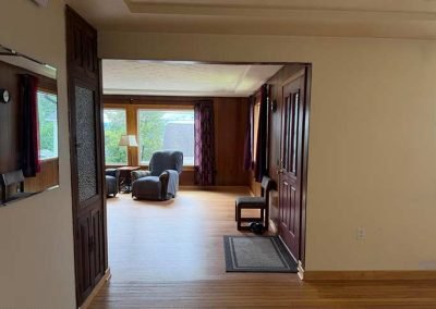 image of view of living room from dining room